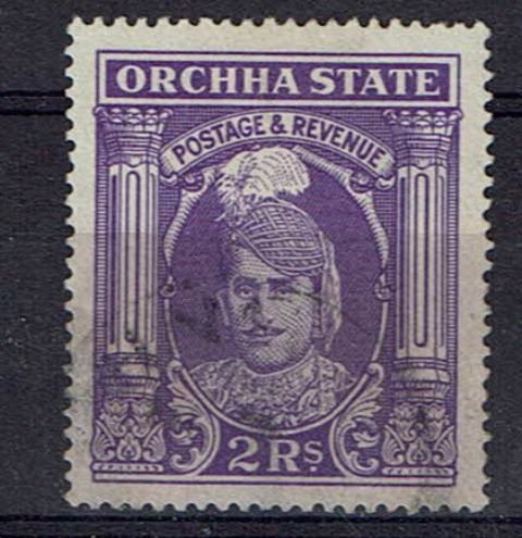 Image of Indian Feudatory States ~ Orchha SG 43 FU British Commonwealth Stamp